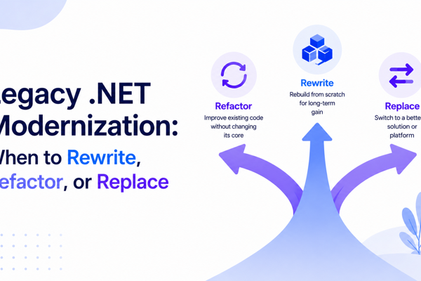 Legacy .NET Modernization: When to Rewrite, Refactor, or Replace