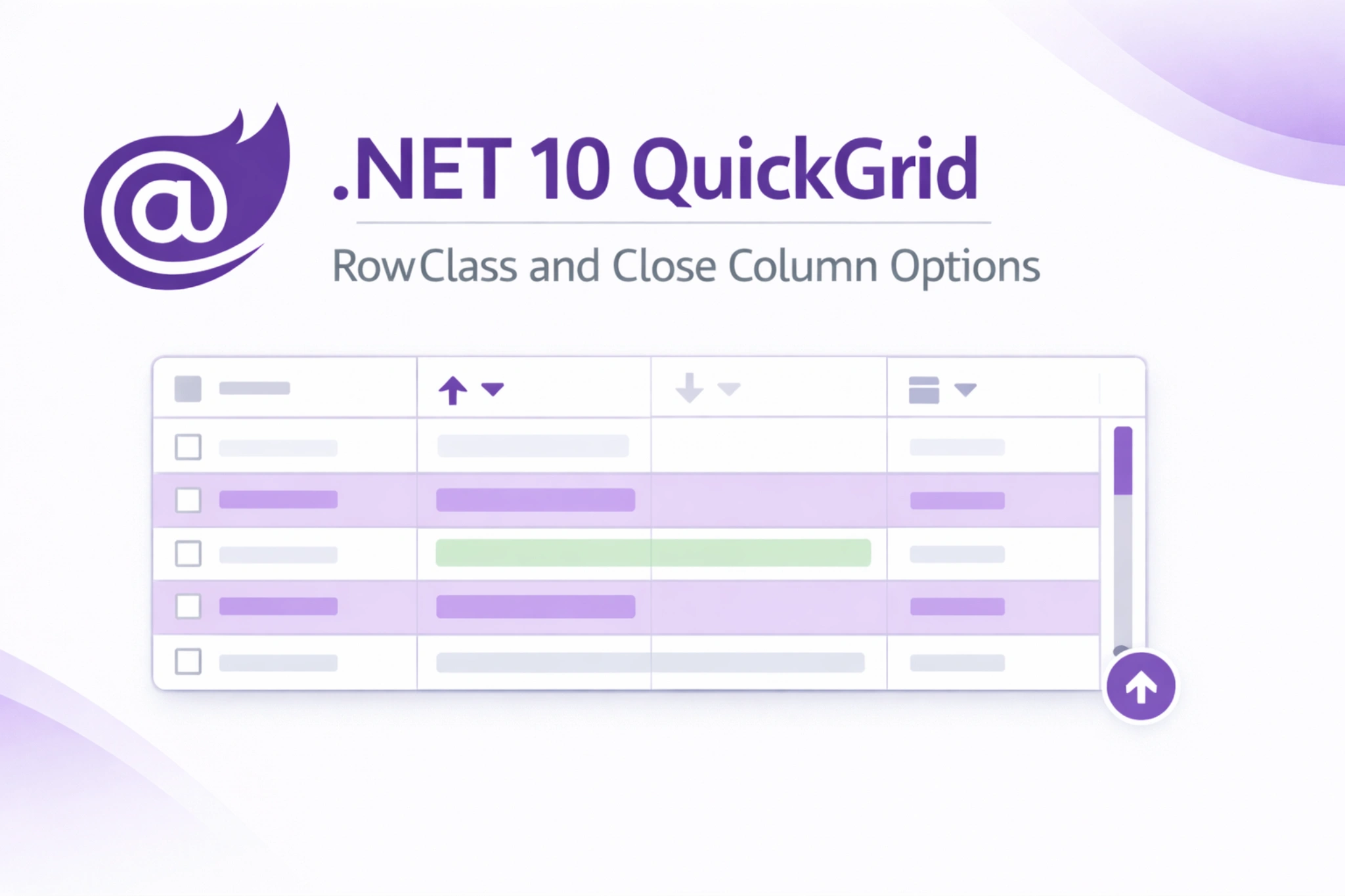 What's New in .NET 10 QuickGrid: Row Styling and Column Options