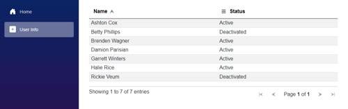 QuickGrid implementation in Blazor