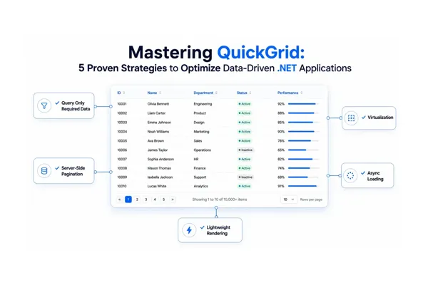 Mastering QuickGrid: 5 Proven Strategies to Optimize Data-Driven .NET Applications